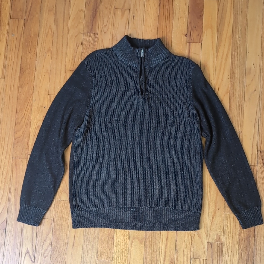 Urban Pipeline Gray Zip Up Sweater Classic Knit